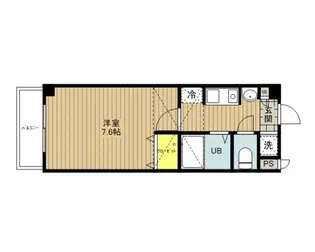 パレンテラ宮原【307号室号室】の間取り