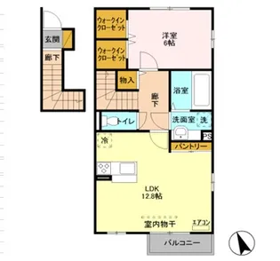 アイウィンド【2階】の間取り