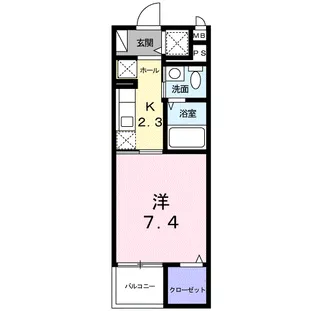 ル・ソレイユⅡ【3階】の間取り