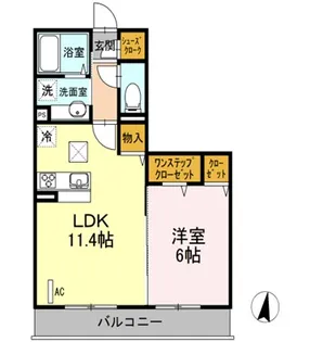 セントポーリア【1階】の間取り