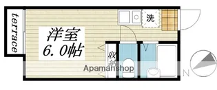 パンシオン 加茂宮NO.1【1階】の間取り