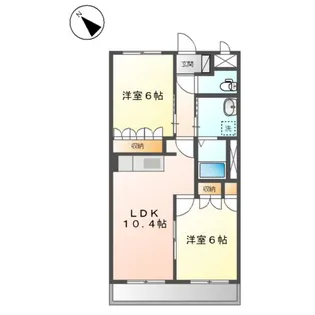 コンフォースさくら【3階】の間取り