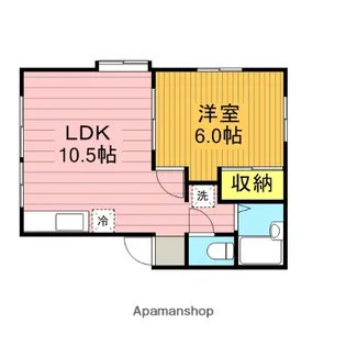 エステートピア本郷(管理)【101号室】の間取り