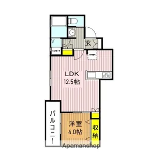 アヴェニューコート東大宮【2階】の間取り