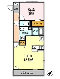 メテオール【2階】の間取り