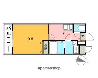メープルハイム【3階】の間取り