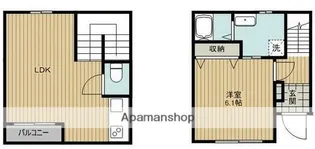 シャルマン・フジ【101号室】の間取り