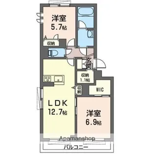 グレイス ソフィア【1階】の間取り