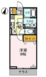 ローズ ハーモニー【1階】の間取り
