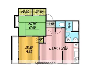 クレールⅡ(日進町3丁目)【102号室】の間取り