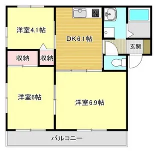 ディアス本郷【2階】の間取り