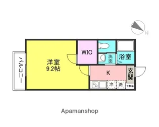 キャメル上尾仲町【105号室】の間取り