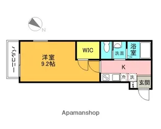 キャメル上尾仲町【106号室】の間取り