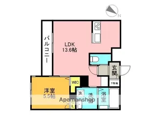 AIMABLE(エマーブル)【2階】の間取り