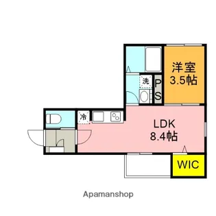 Y CAT 日進【202号室】の間取り