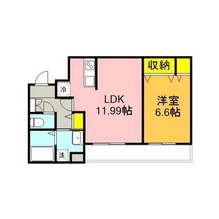 リーブルファイン指扇【1階】の間取り