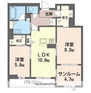 グランメゾン【2階】の間取り
