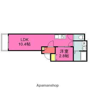 クレア奈良【1階】の間取り