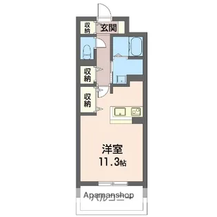 ブライトソレイユタワー【10階】の間取り