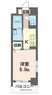 ブライトソレイユタワー【401号室】の間取り