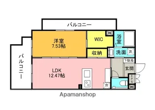 DOMINO STELLA RESIDENCE【503号室】の間取り