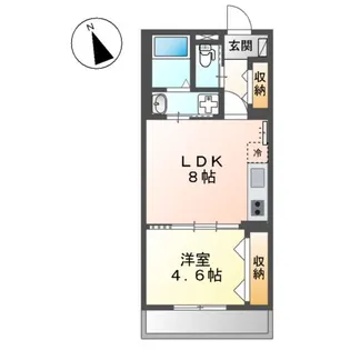 サン フォレストⅤ【2階】の間取り