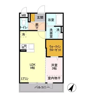 プルミエ【3階】の間取り