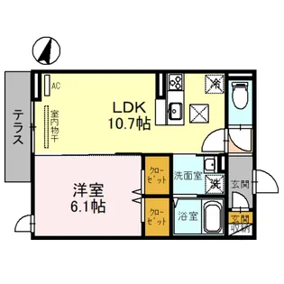 PRIMAVERA【1階】の間取り
