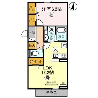 PRIMAVERA【1階】の間取り