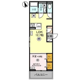 ノーブルパレス大原【2階】の間取り