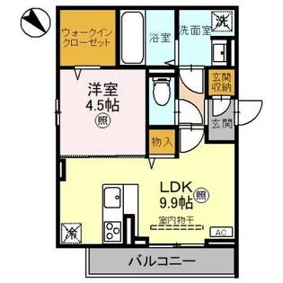 ノーブルヴィラ上尾【3階】の間取り