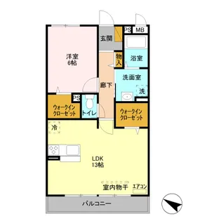 曙マンション Ⅱ【2階】の間取り
