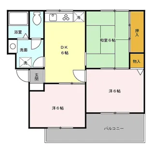 サンヴァリー Ⅱ【3階】の間取り