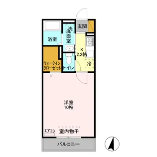フォレストテラス大宮【1階】の間取り