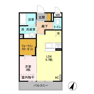 PREMIUM【2階】の間取り