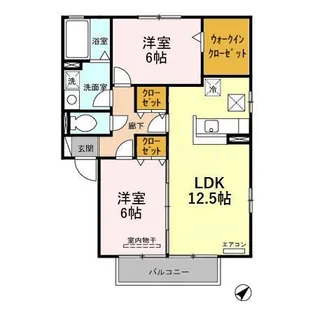 ヴィアレット Ⅲ【1階】の間取り