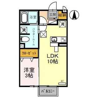 エスポワール【1階】の間取り