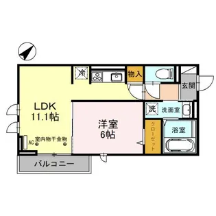 ECLAT西大宮EMBELLIR西大宮 EMBELLIR西【3階】の間取り