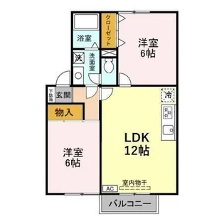 エントピアマルオカ【2階】の間取り