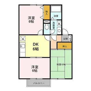 エントピアマルオカ【2階】の間取り