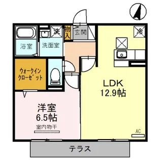 ステラ・ウェスト II【1階】の間取り