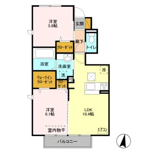 メゾン サクラ【1階】の間取り