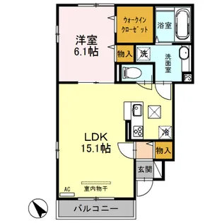 ACORDE【1階】の間取り