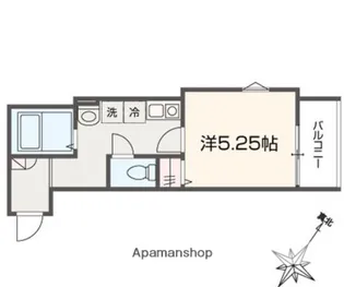 MELDIA上尾【2階】の間取り