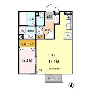 エスポワール 壱番館【2階】の間取り