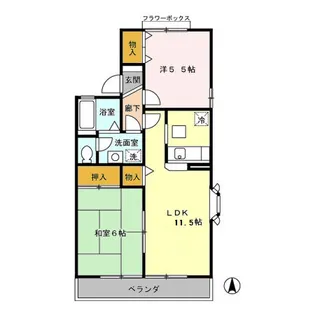 グレイスOJIMA C【2階】の間取り