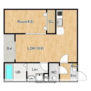 (仮称)ジーメゾン東宮原【203号室】の間取り