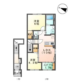 FUDEN【2階】の間取り