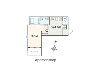 MELLAS西大宮Ⅲ【2階】の間取り