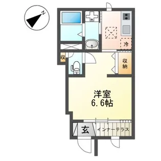 コンフォール・エメ【1階】の間取り